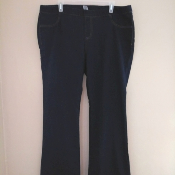 Denim Bootcut Jeggings - Picture 1 of 3